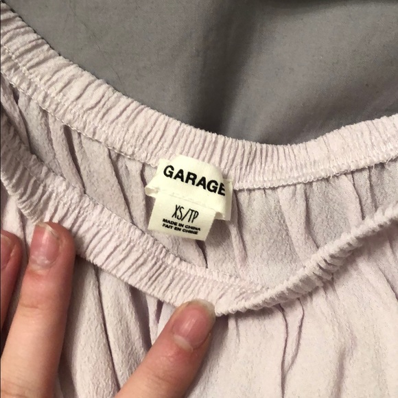 light purple off the shoulder top - Picture 3 of 4